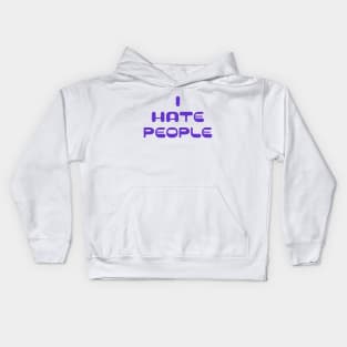 I Hate People Kids Hoodie